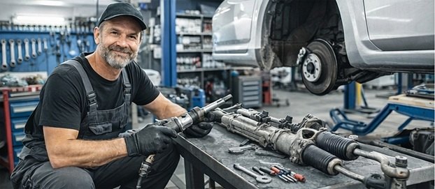 Ilustrační obrázek repase řízení převzatý z webu Servis Děčín
